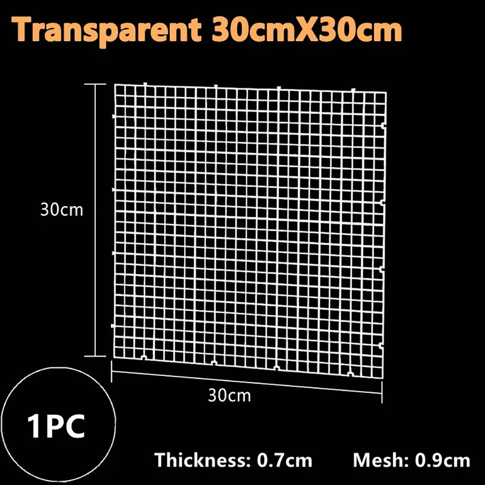 Plastic Isolation Grid Board 30x30cm – Aquarium Divider Net