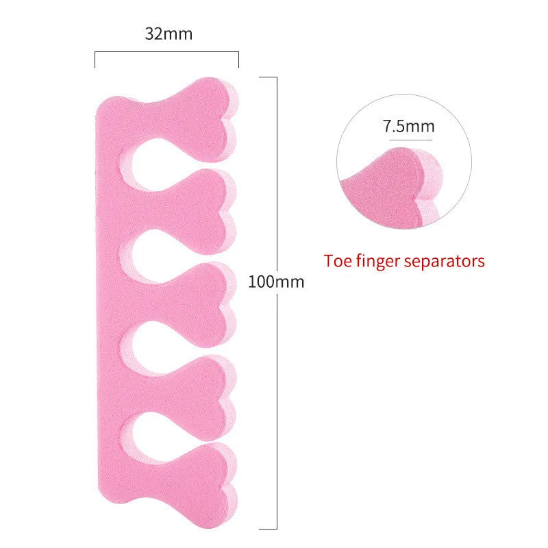 Sponge Toe Separators 100/200 Pack – Pedicure Manicure Tool
