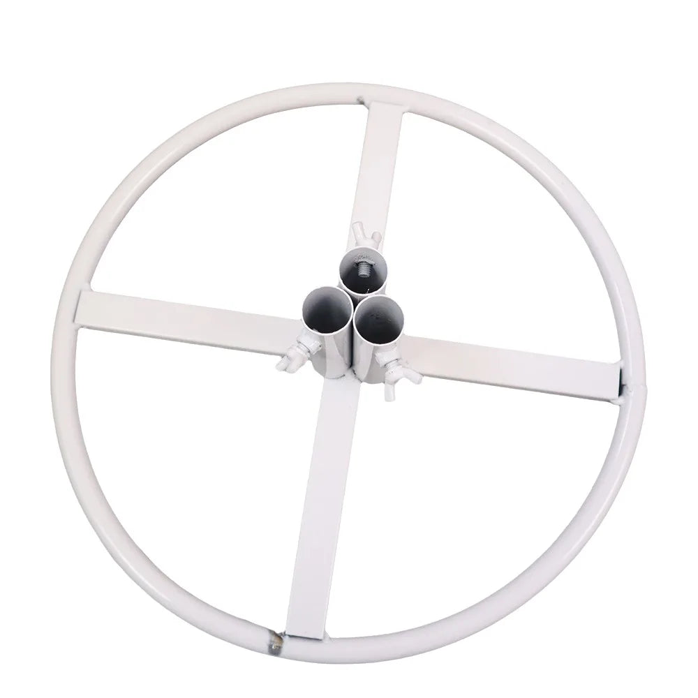Iron Flower Pole Display Stand – Giant Floor Standing Metal Base