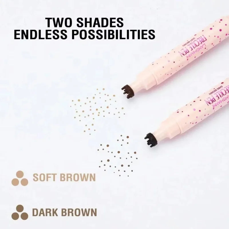 Handaiyan Fake Freckles Pen – Waterproof Double-Head Brown Dot