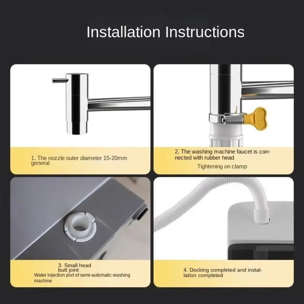 Thickened ABS Drain Hose 1–5M | AC & Washing Machine Tube