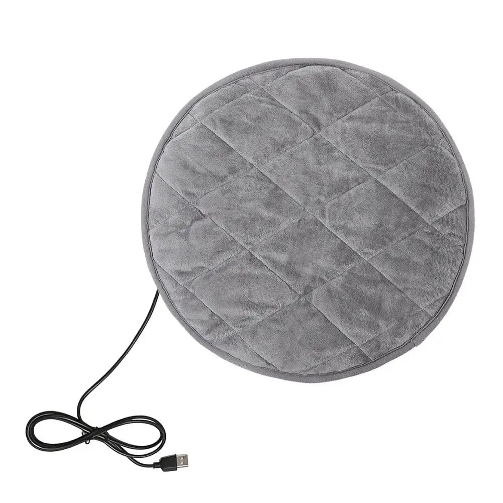 USB Electric Pet Heating Pad – Plush Warming Mat for Dogs & Cats