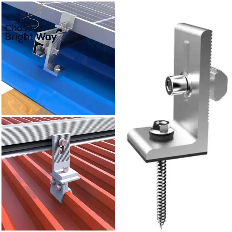 L-Foot Solar Panel Mounting Bracket | Aluminum Roof L-Clamp