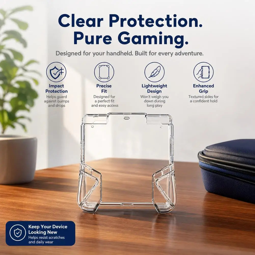 TPU Case for Anbernic RG34XX SP – Clear Shockproof Cover