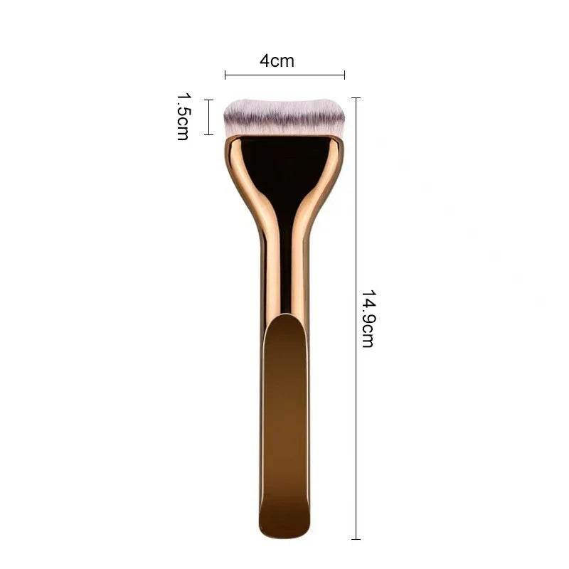 Professional Foundation Brush – Soft Synthetic Bristles | Travel