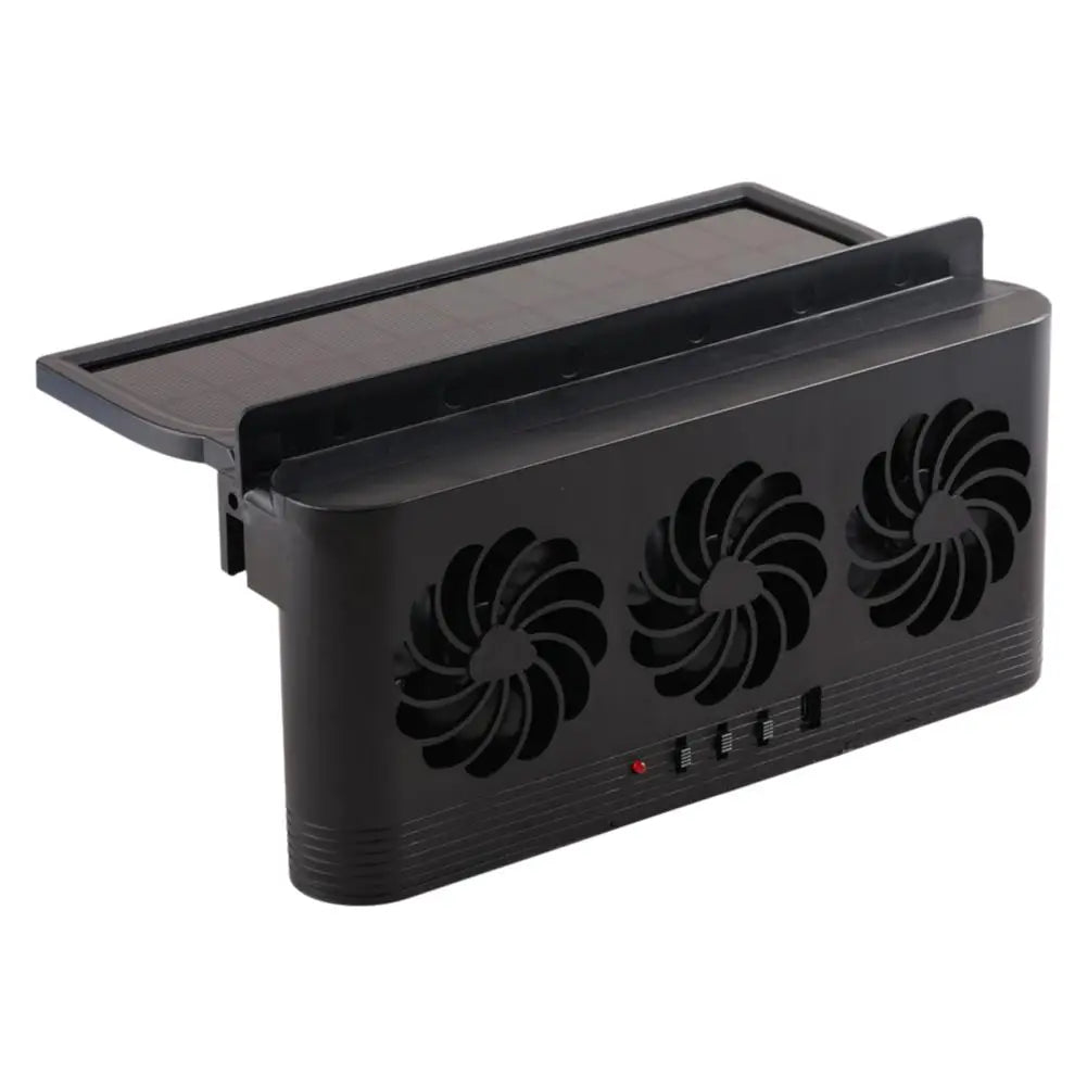 Solar-Powered Car Ventilator Fan – Tri-Mode Window Air Vent