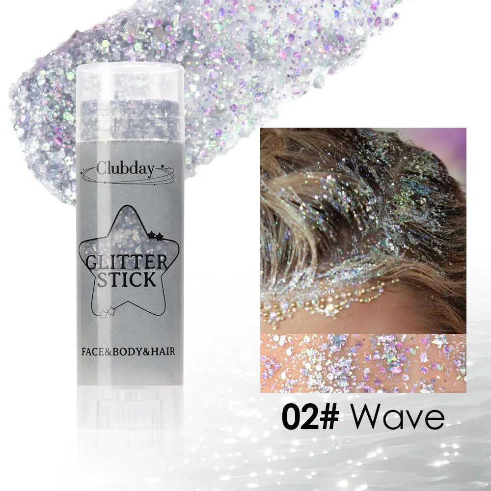 Glitter Gel Stick – Lip, Cheek & Body Sparkle Balm
