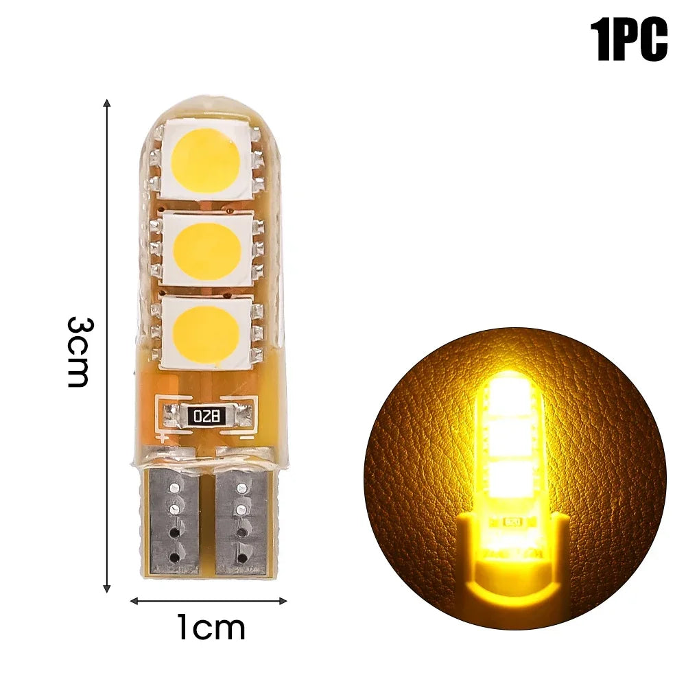W5W T10 5050 SMD LED Bulbs – License Plate & Marker Lights