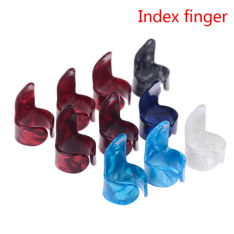 Guitar Finger & Thumb Picks – 10-Piece Celluloid Plectrum Set