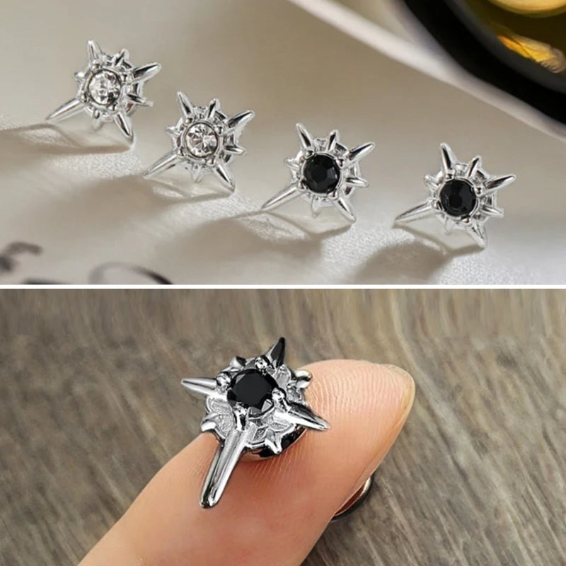 North Star Magnetic Clip-On Earrings | No Piercing Studs