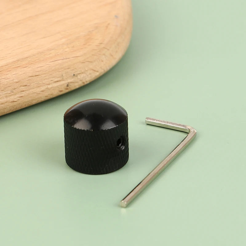 Metal Bass Guitar Tone Volume Knob – Push Cap Replacement