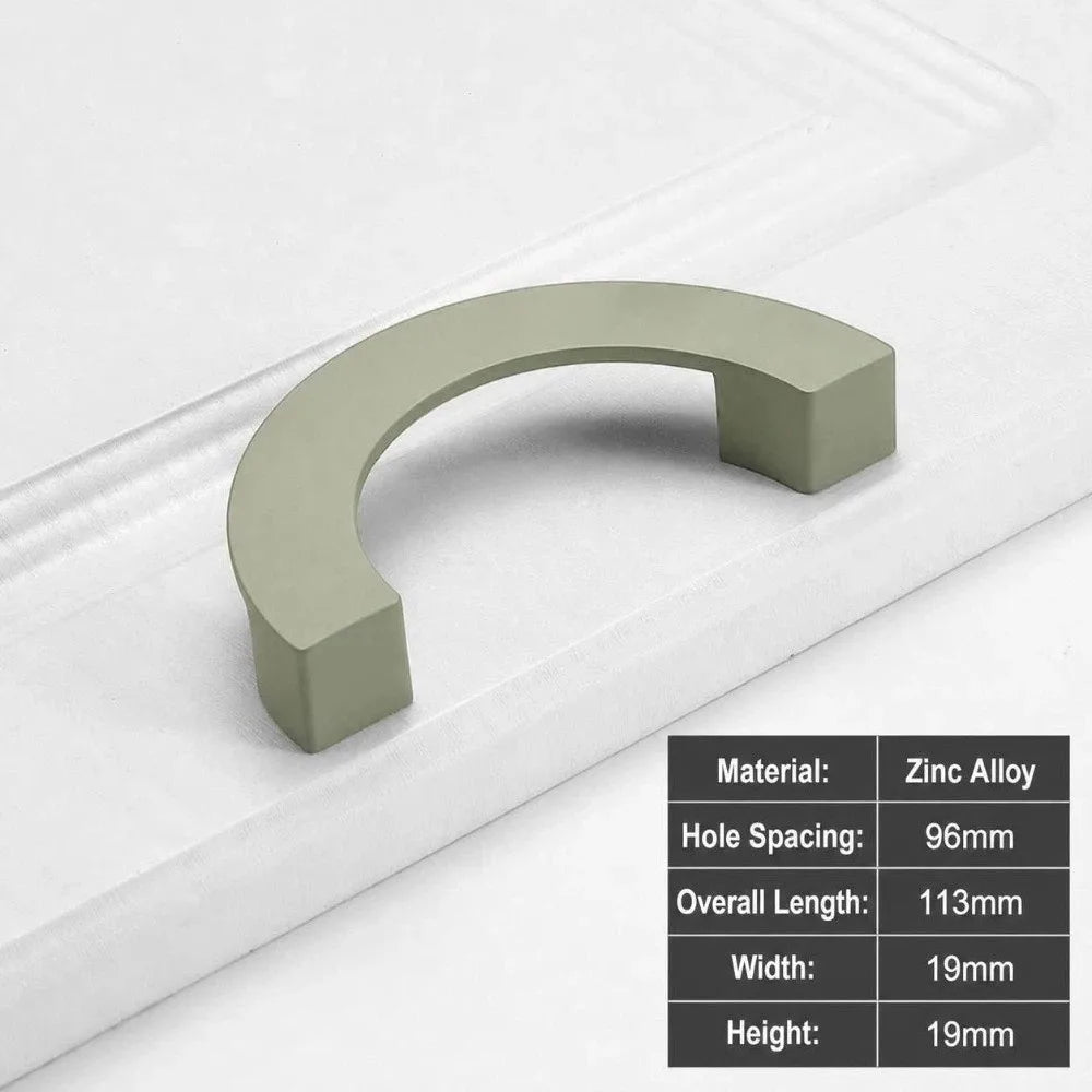 Zinc Alloy Cabinet Door Handle – Baked Paint Drawer Knob