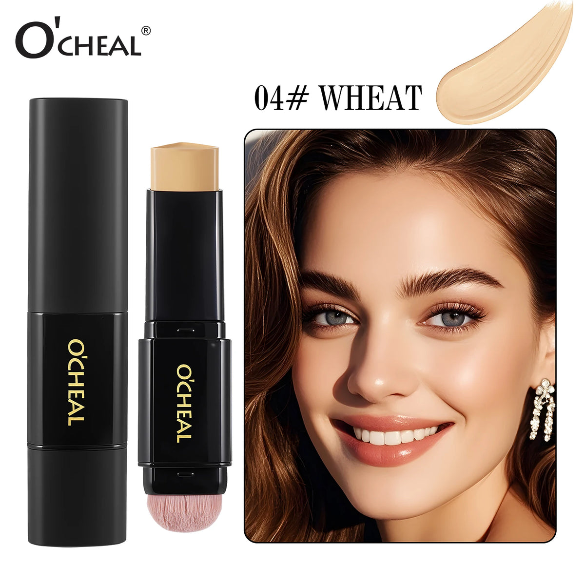 SAMMY Two-Headed Foundation Stick – Waterproof Full Coverage