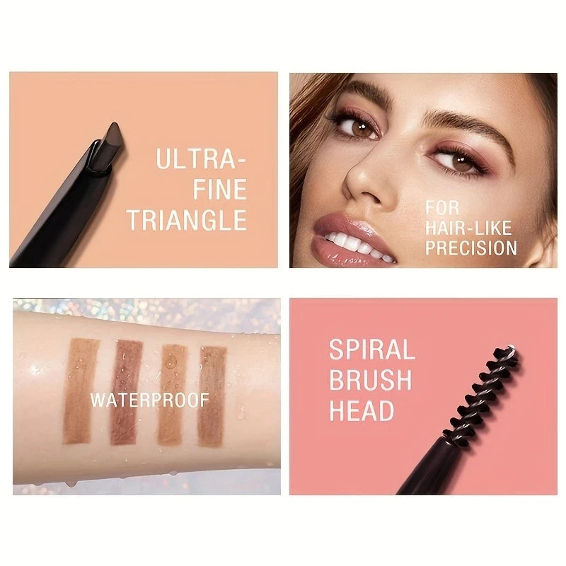 SAMMY Triangle Eyebrow Pencil – Waterproof, Dual-Ended
