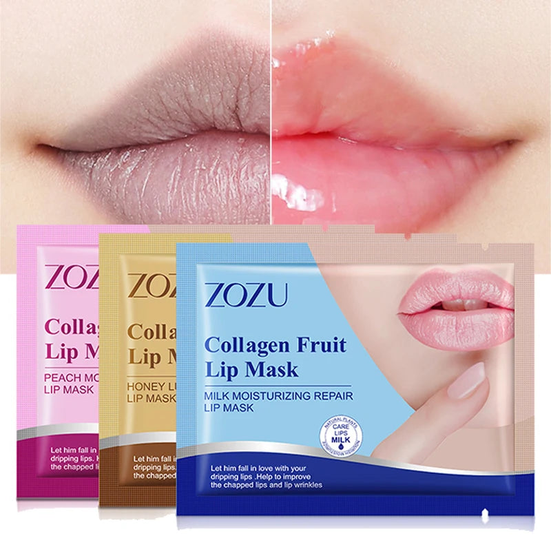 ZOZU Crystal Collagen Lip Mask – 10pc Moisturizing Patches