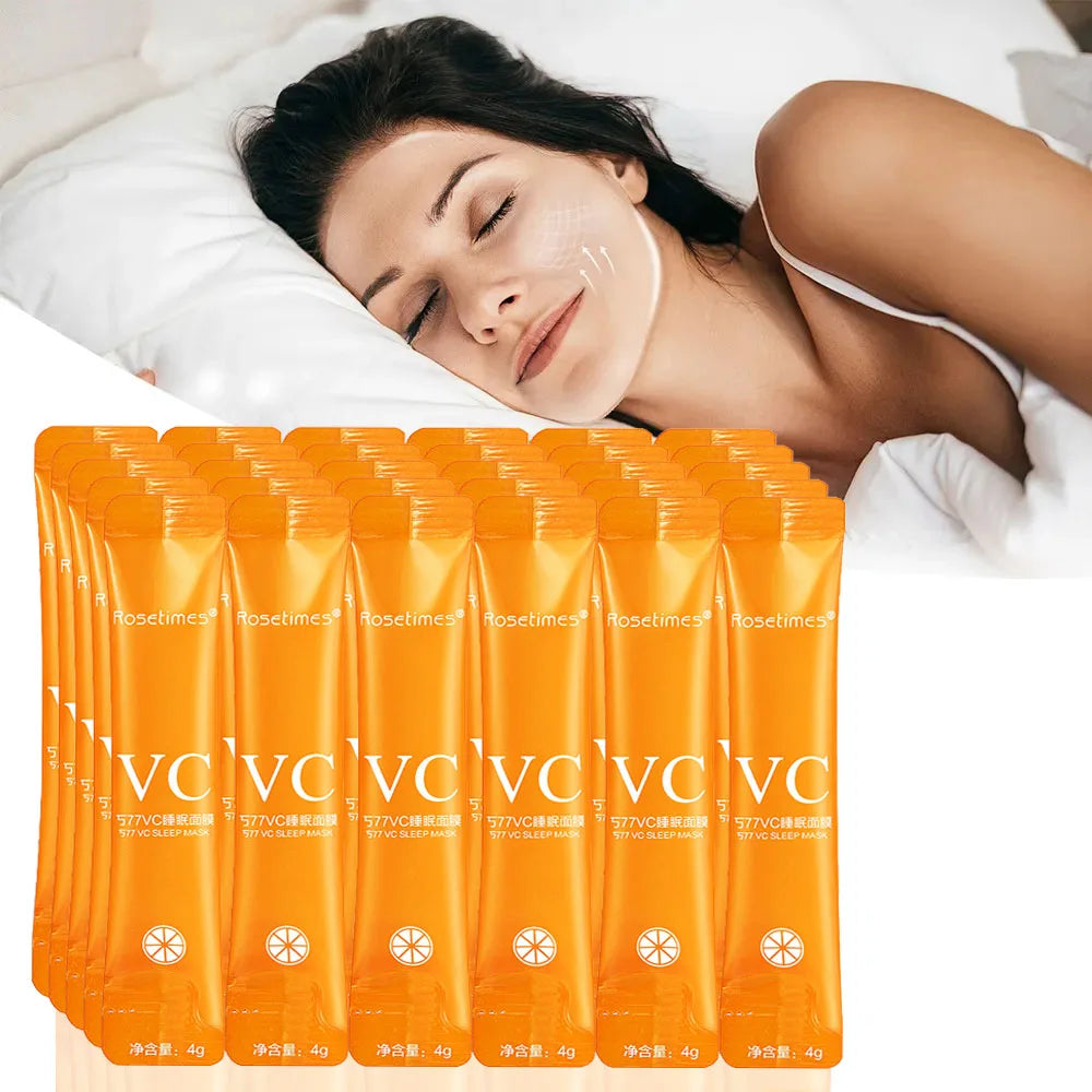 SADOER Vitamin C Sleeping Mask 30pcs – No-Rinse Night Mask