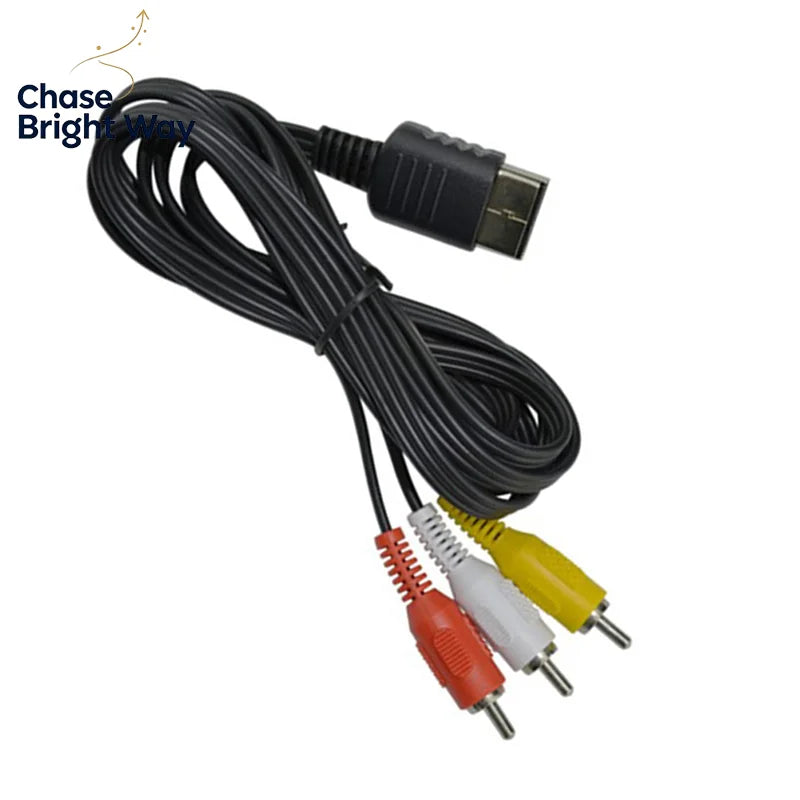 Sega Dreamcast Composite AV Cable 1.8M | Nickel Plated 9-Pin