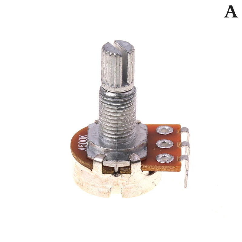 Splined Mini Potentiometer A/B Guitar Bass Tone Volume Pot