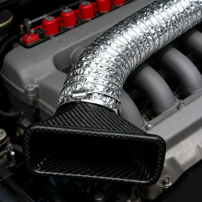 Universal Car Bumper Air Intake Vent Funnel Kit – Round & Square