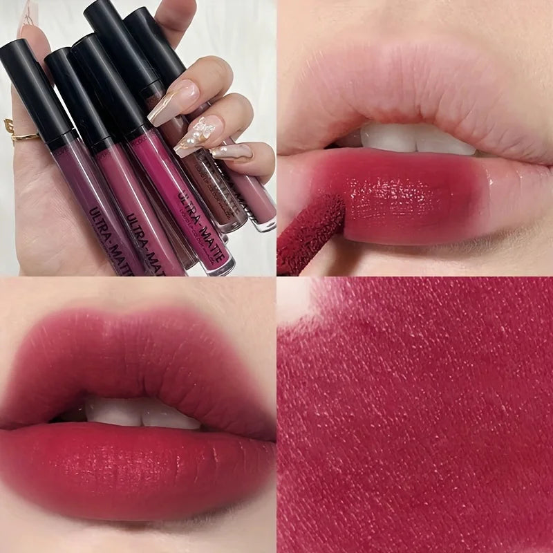 PECOLOVERS Velvet Matte Liquid Lipstick – Waterproof Lip Gloss