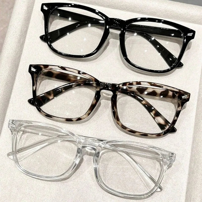 Square Blue Light Blocking Glasses – Clear Lens Unisex Frame