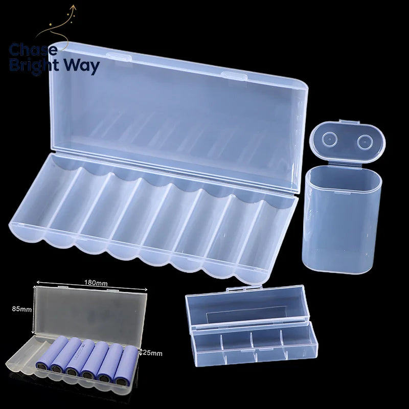 21700 Battery Storage Case – 1/2/4/8 Slot PP Plastic Box