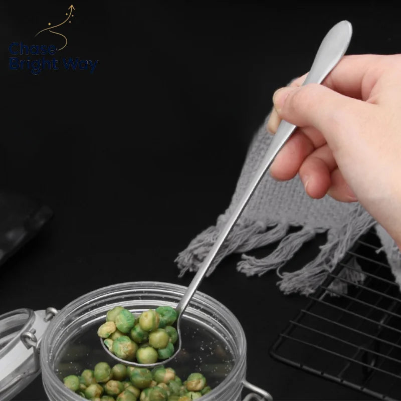 Stainless Steel Pickle Fork & Spoon Set – Long Handle Jar Grabber