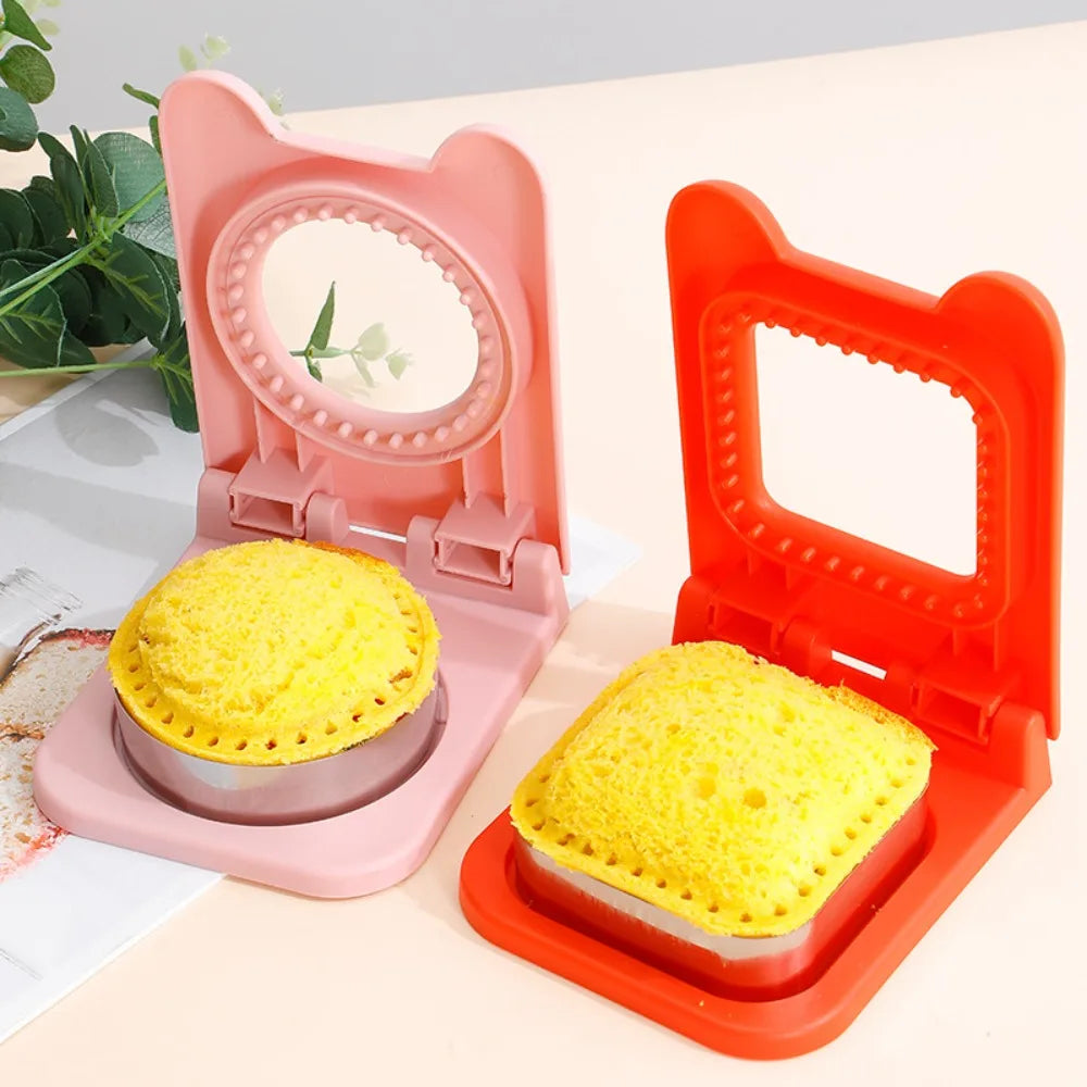 Stainless Steel Sandwich Cutter & Sealer – Multi-Shape Bread Mold