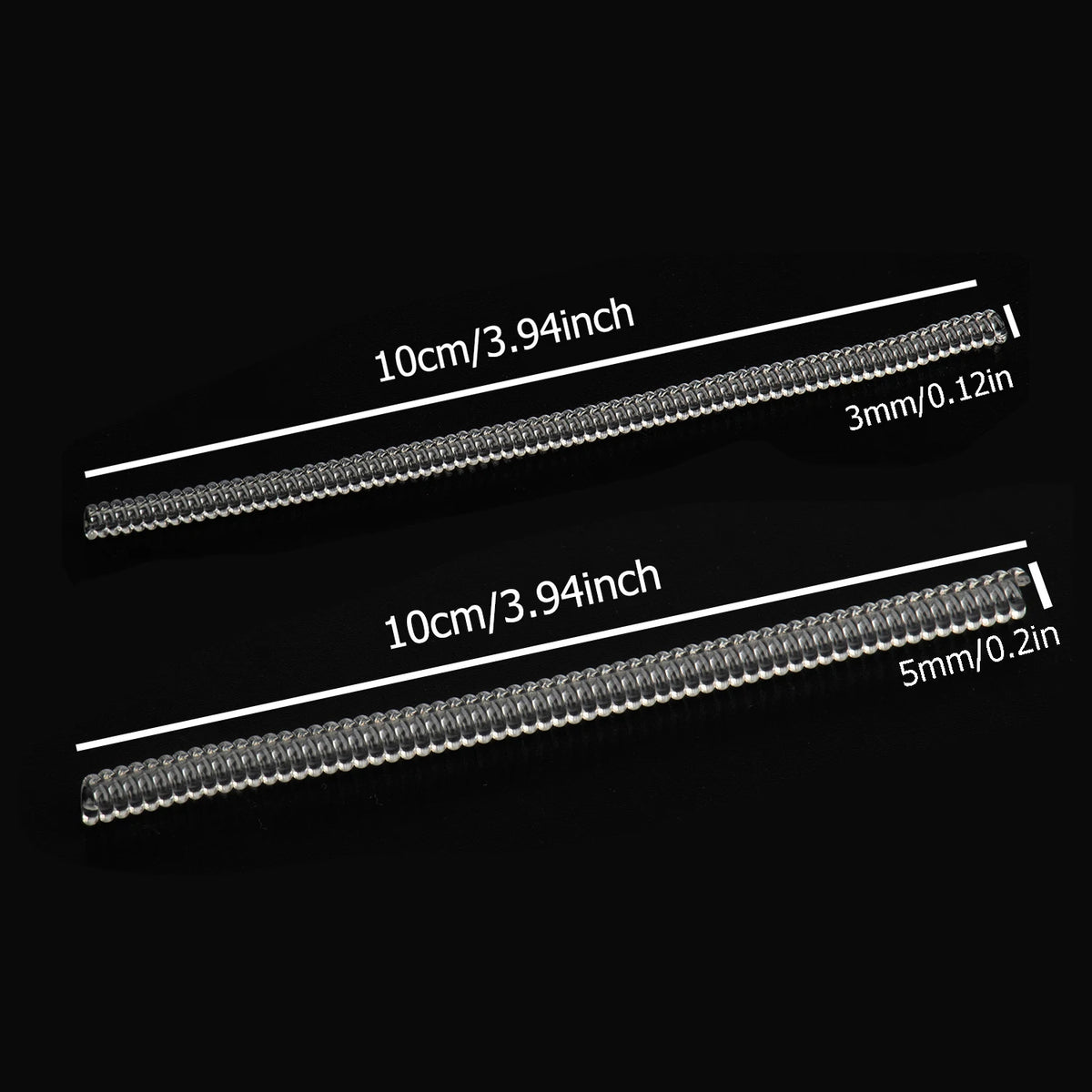 Transparent Silicone Ring Size Adjuster – Spiral Resizer Tool