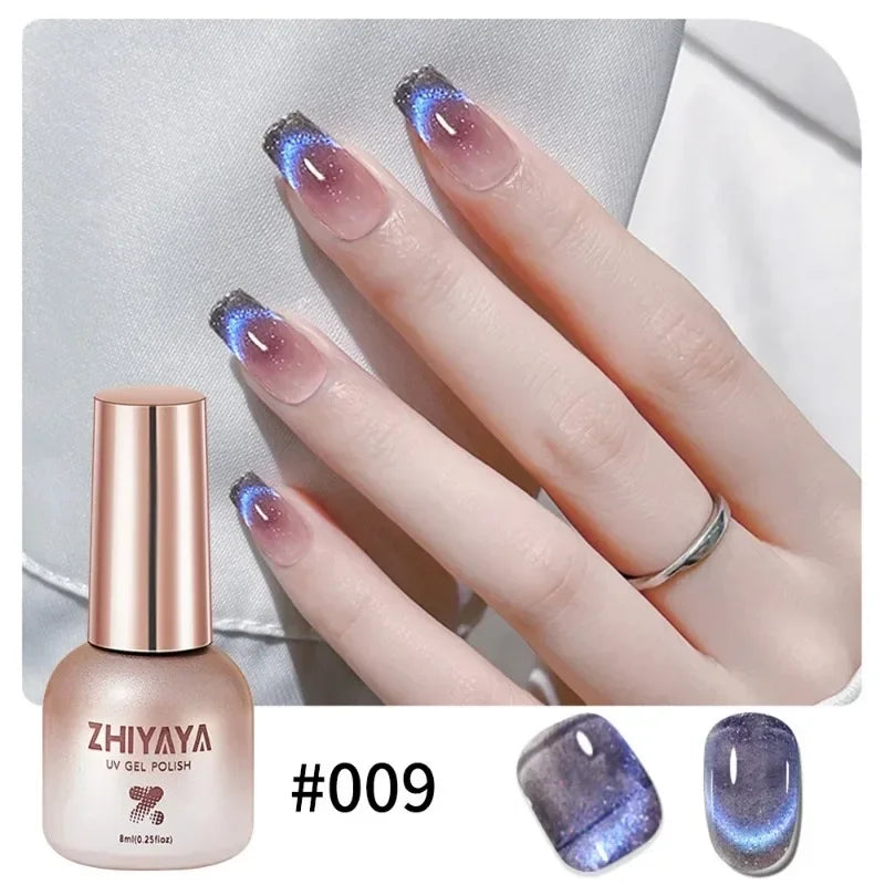 Handaiyan Black Cat Eye Magnetic Gel Nail Polish – 8ml