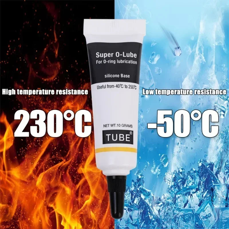 Food Grade Silicone Grease 10g – O-Ring & Bearing Lubricant