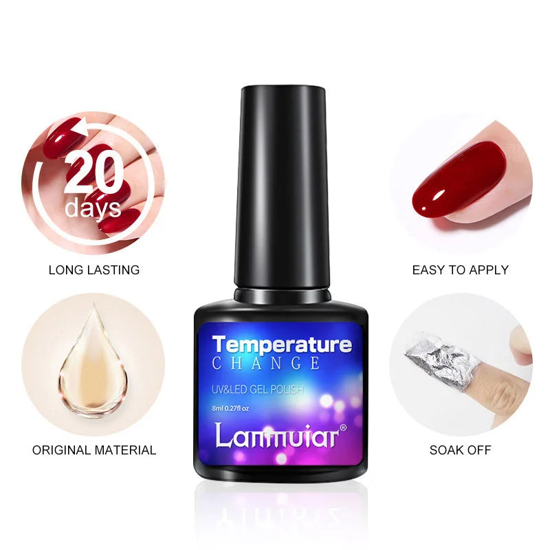Handaiyan Thermal Color Changing Gel Nail Polish 8ml