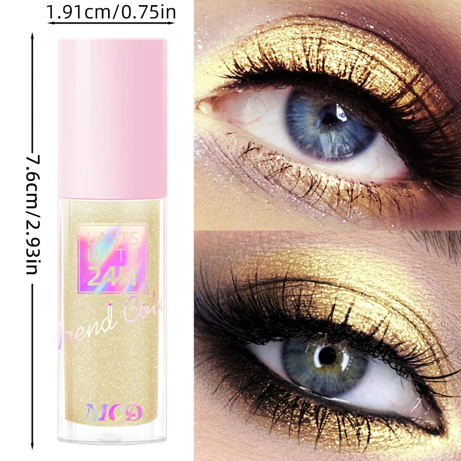 MCD Metallic Liquid Eyeshadow – Waterproof Glitter Eye Shadow