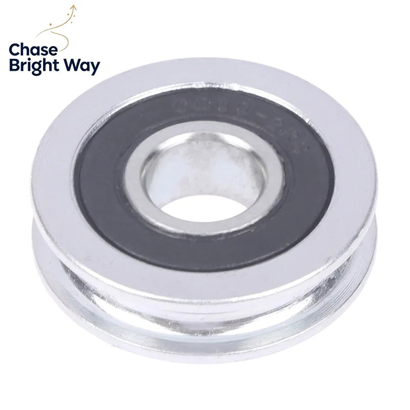 U-Groove Bearing Pulley 10×30×8mm Stainless Steel Guide Wheel