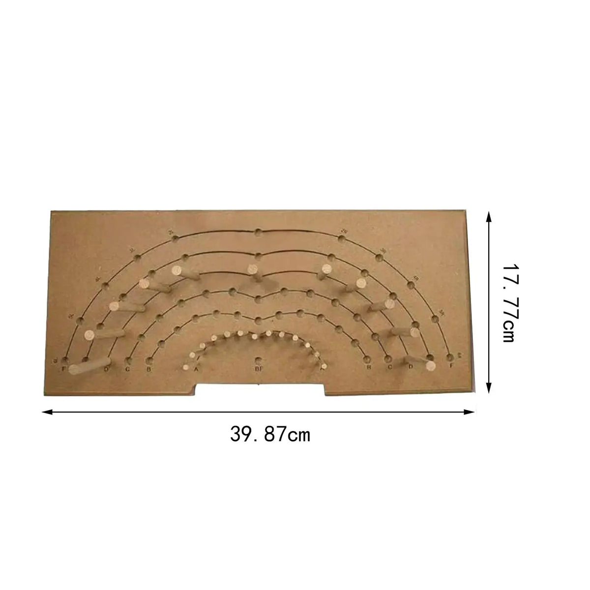 Wooden Bow Maker Tool – DIY Ribbon Bows with Holder & 24 Sticks