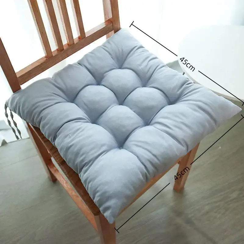 Washable Square Seat Cushion – Thick Padded Cartoon Chair Pad