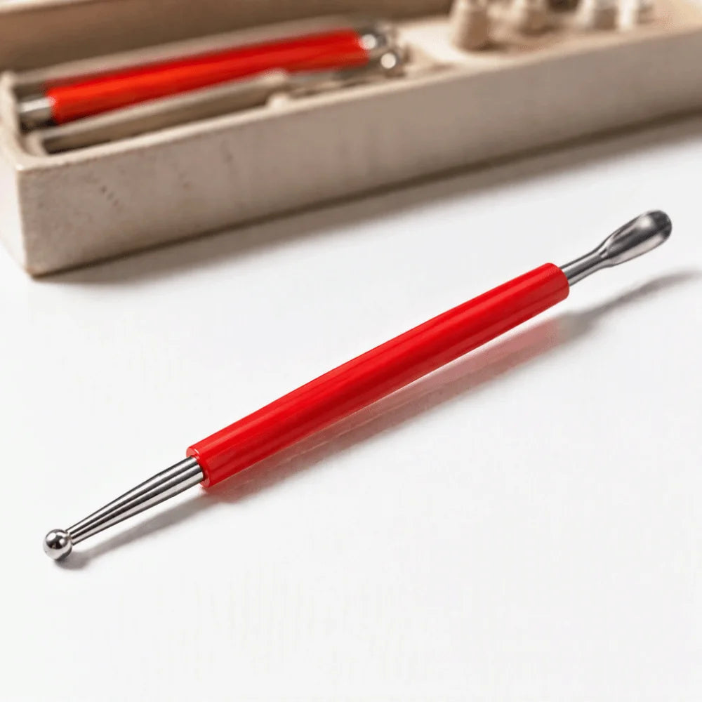 3-Piece Double-End Steel Clay & Pottery Sculpting Tool Set