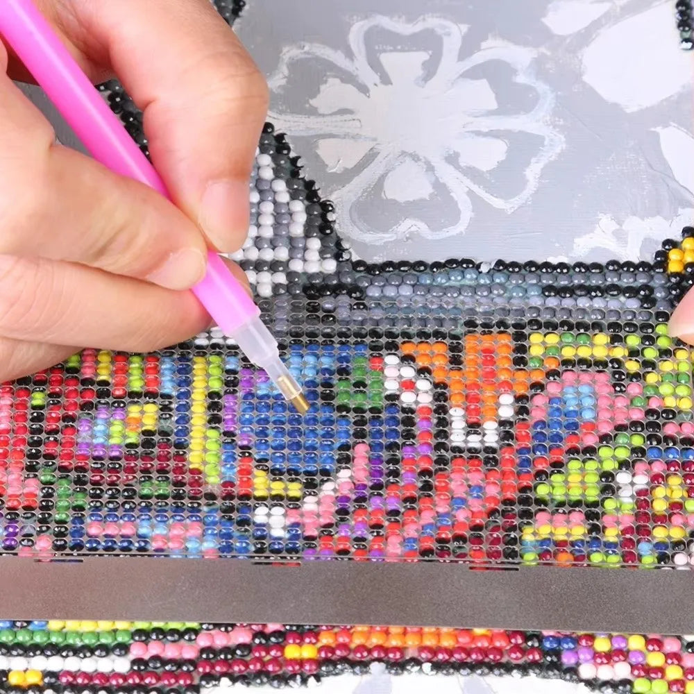 Stainless Steel Diamond Painting Cross Ruler | DIY Craft Tool