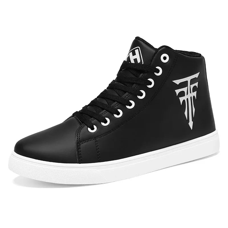 Men's High Top Sneakers – Non-Slip Waterproof Casual Shoes