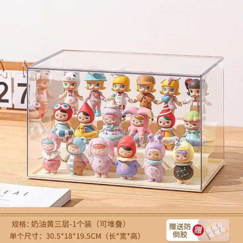 Rotating Multi-Layer Display Rack for Action Figures & Dolls