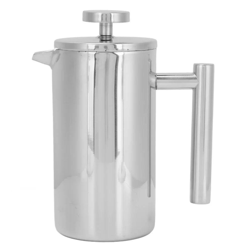 Stainless Steel French Press 27oz/34oz – Triple Filter Coffee Maker
