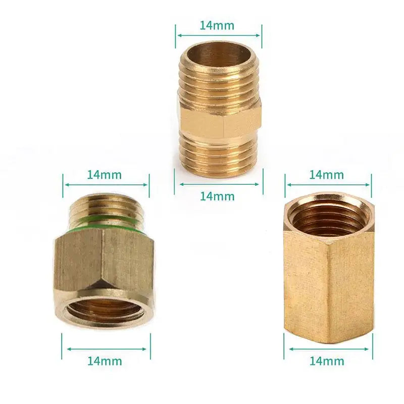 Brass Reducing Straight Connector 14/18mm – Spray Boom Fitting