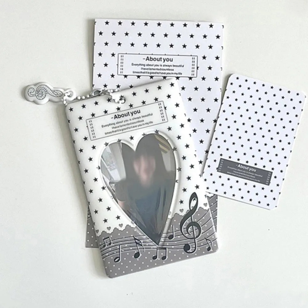 Y2K Kpop Photocard Holder – PVC Mini Idol Photo Card Album