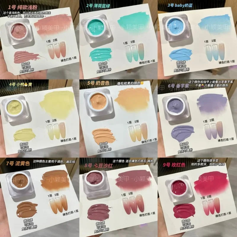 Handaiyan Pat Painting Gel Nail Polish 6ml – 15 Colors