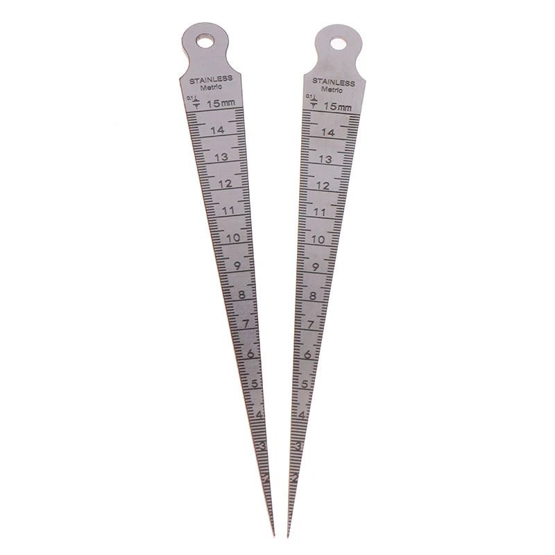 Stainless Steel Taper Feeler Gauge 1–15mm Hole Measuring Tool