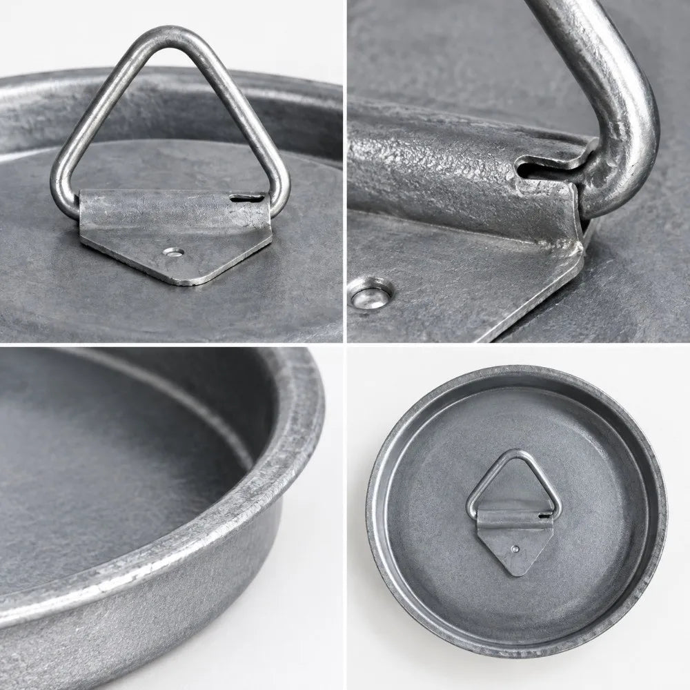 Titanium Cup Lid – Lightweight Camping Mug Cover, Grey