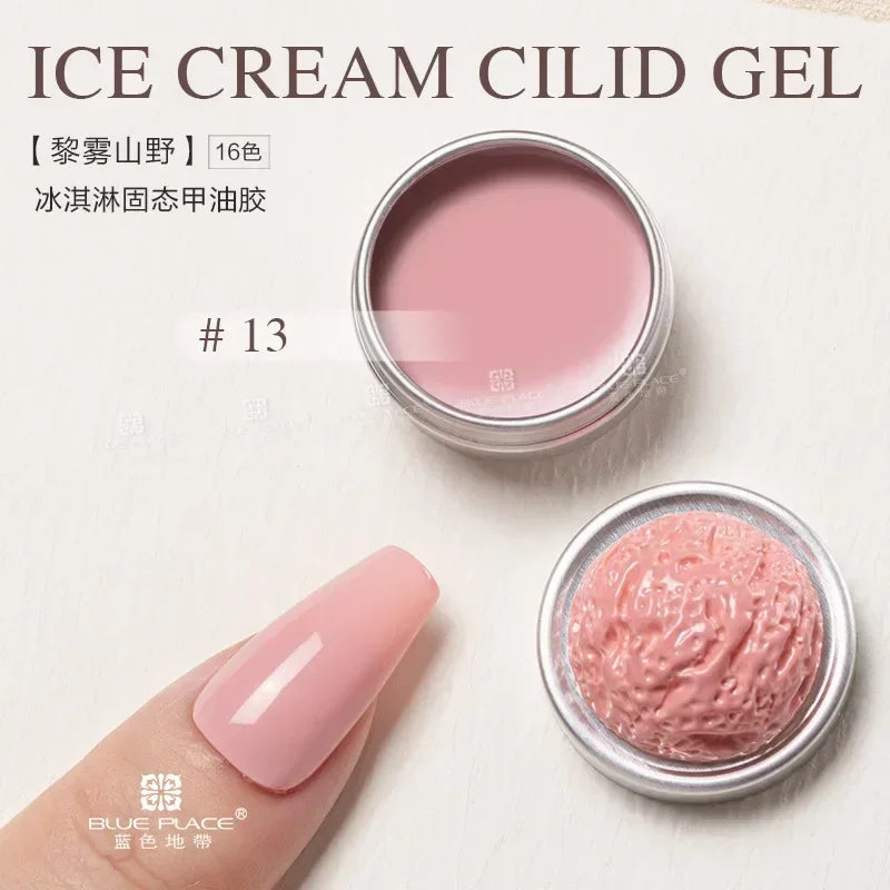 Handaiyan 64 Colors Solid Nail Polish Gel – Ice Cream Texture