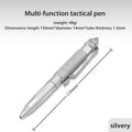 Multi-Function Tactical Pen – Aluminum Glass Breaker & Survival Tool