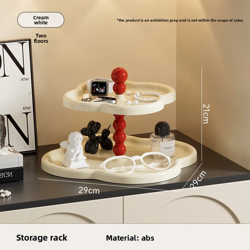 Vintage Multi-Tier Cake Stand – Retro Clover Dessert Tray