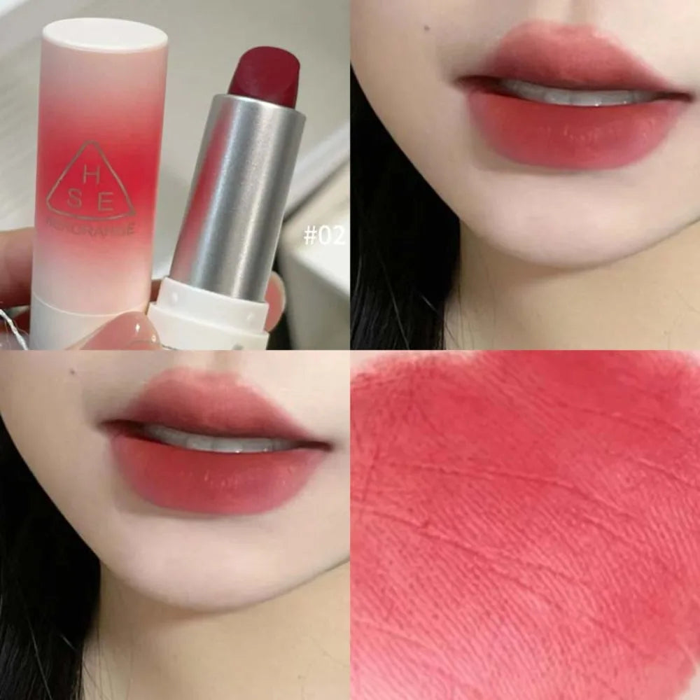 Velvet Mist Matte Lipstick – High-Pigment Silky Fog Finish